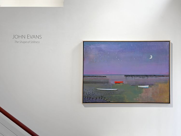 Installation view, The Shape of Stillness, Gallery Henoch