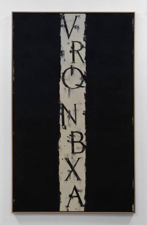 Installation view, Kikuo Saito: Alphabet Paintings, James Fuentes