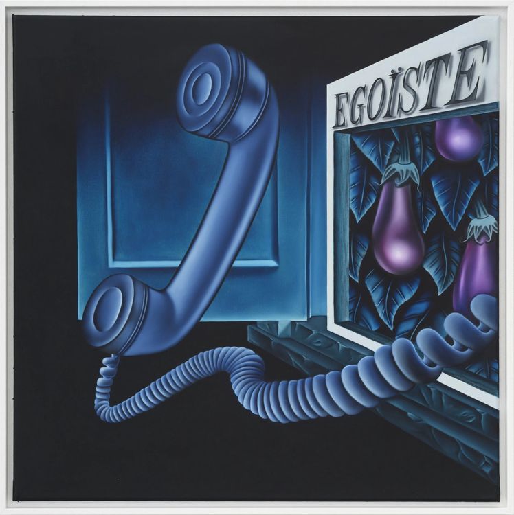 Laure Mary, Silence Belongs to the Past, 2024. Oil on linen, 80 x 80 cm. Courtesy Richard Heller Gallery.