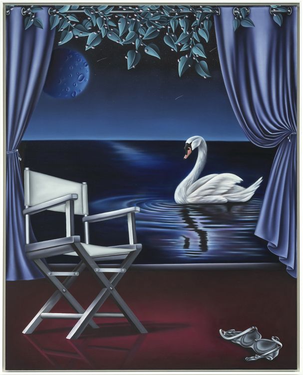 Laure Mary, Vision of Reality, 2025. Oil on linen, 162 x 130 cm. Courtesy Richard Heller Gallery.
