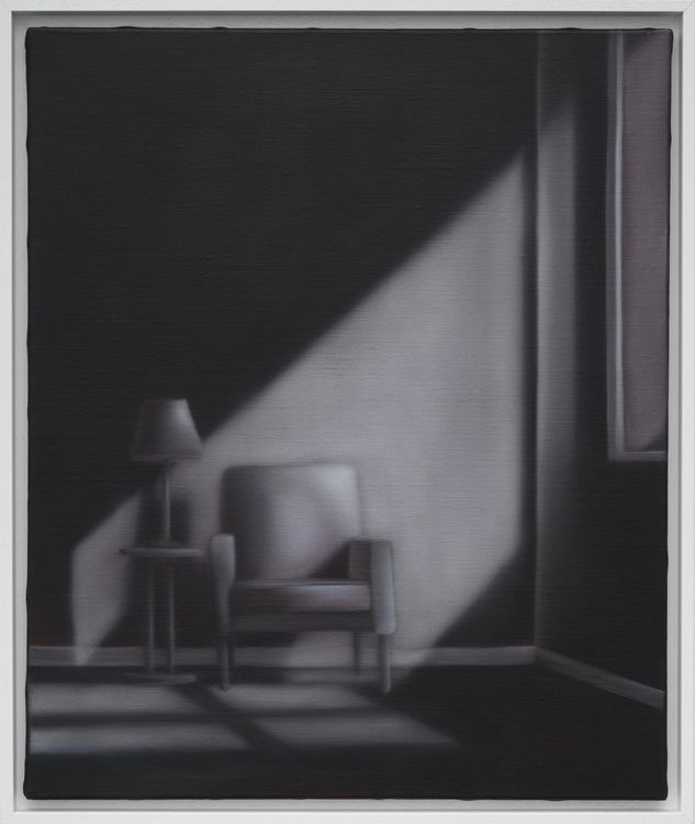 Laure Mary, Wandering Memories, 2025. Oil on linen, 65 x 54 cm. Courtesy Richard Heller Gallery.