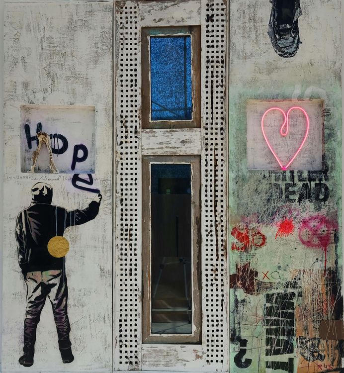 Installation view, HOPE: The Wall Speaks, AP Space