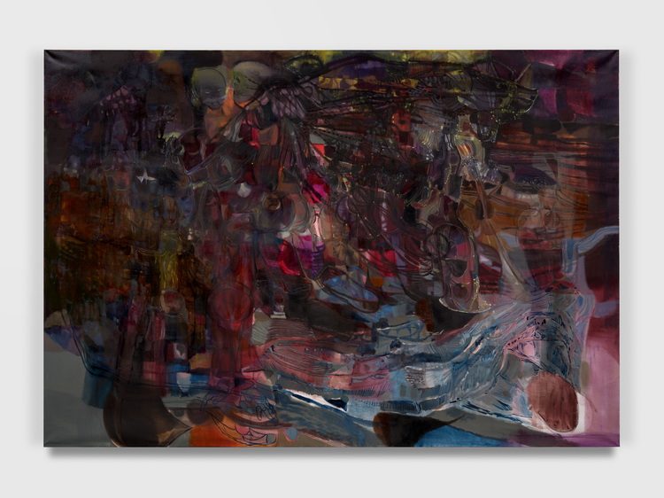 Installation view, the year of mud, Pace