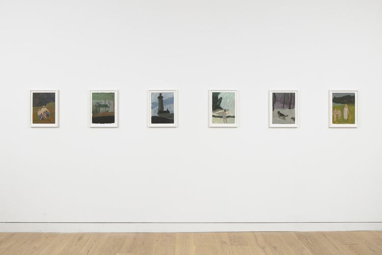 Installation view, Works on Paper, Night Gallery · 2026 (2)