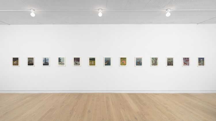 Installation view, Works on Paper, Night Gallery · 2026 (3)