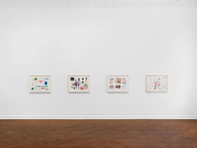 Installation view, Love from an Abstract Artist, Thaddaeus Ropac · 2025 (4)