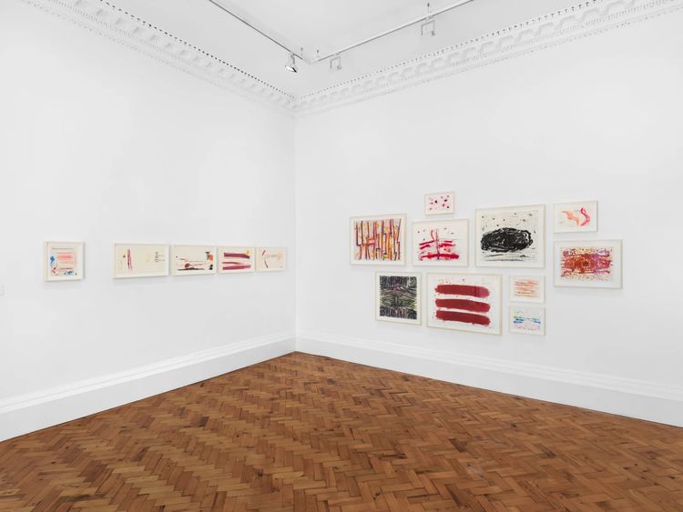 Installation view, Love from an Abstract Artist, Thaddaeus Ropac · 2025 (3)