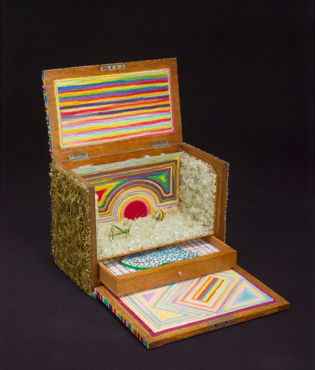 Installation view, Boxes and Reconstructions, Pace