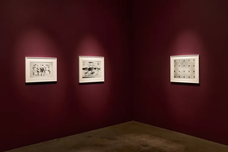 Installation view of David Lynch: LA at Pace Gallery, Los Angeles (14/15)