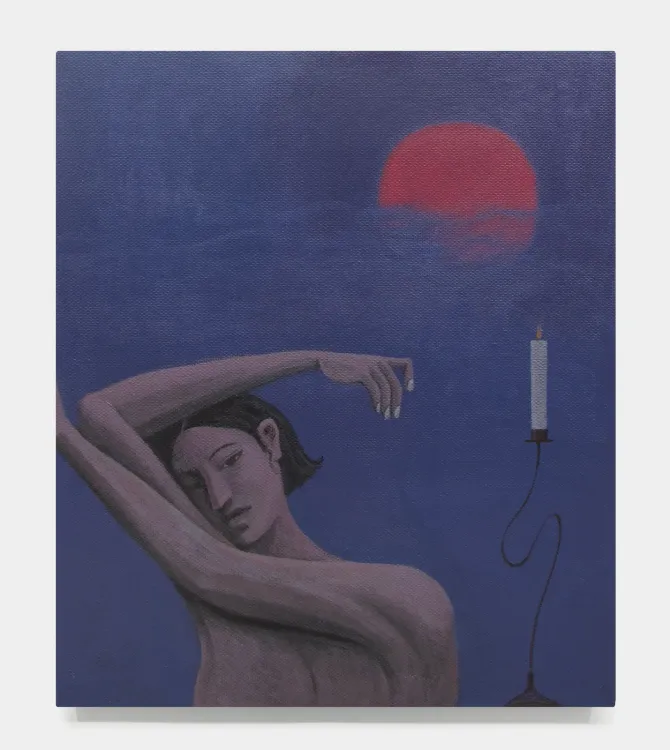 Installation view, The Apple Fell, and the Dream Ended, M+B