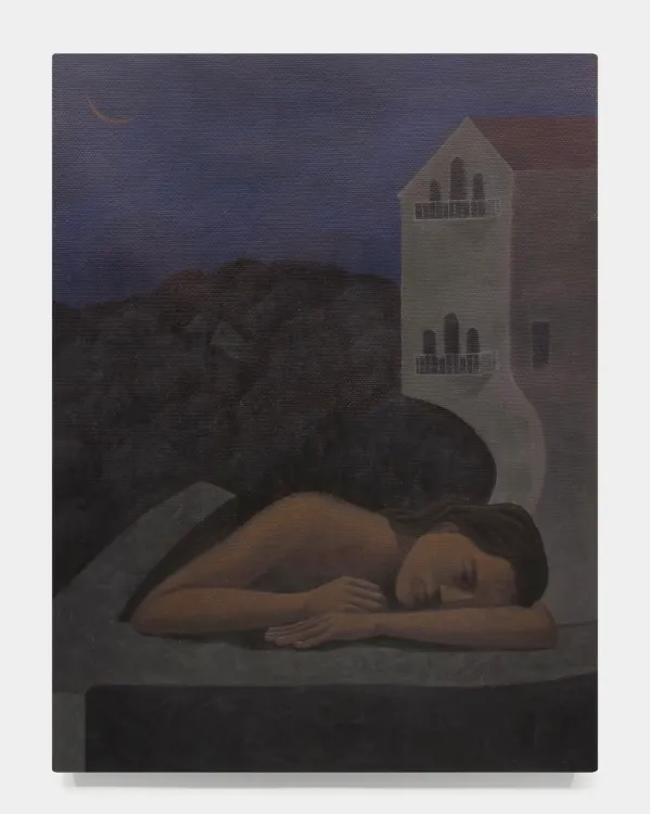 Installation view, The Apple Fell, and the Dream Ended, M+B · 2026 (3)