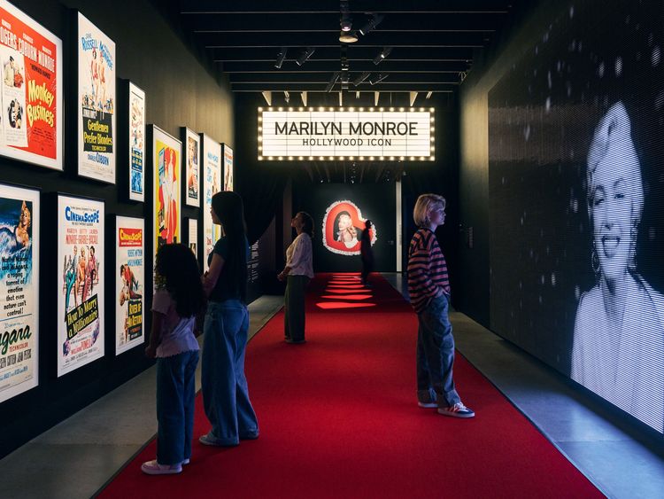 Installation view, Hollywood Icon, Academy Museum of Motion Pictures