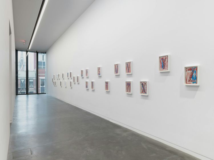 Mark Bradford, Untitled (A–Z), 2010 (installation view), Studio Museum in Harlem, 2026. Photo: Kris Graves