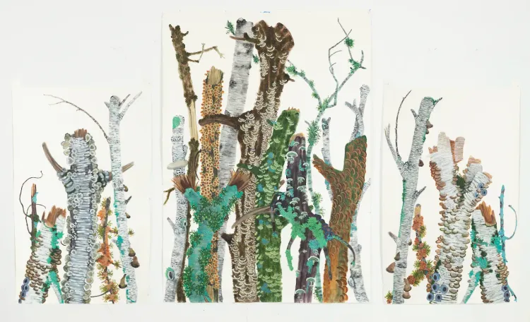 Installation view, The Arboreal Life, Kathryn Markel Fine Arts, 179 10th Avenue