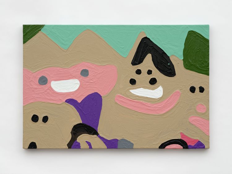Marlon Mullen, Untitled, 2013, Acrylic on canvas, 24 x 36 in (61 x 91.4 cm).