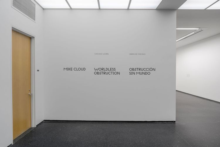 Installation view, Worldless Obstruction, Museum of Contemporary Art Chicago · 2026 (2)