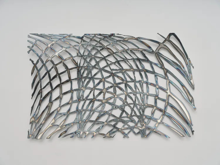 Installation view, Nets, Print Center New York