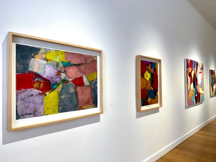 Installation view, MondoChromatic: New West Coast Colorways, Wessling Contemporary
