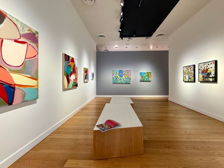 Installation view, MondoChromatic: New West Coast Colorways, Wessling Contemporary · 2026 (3)