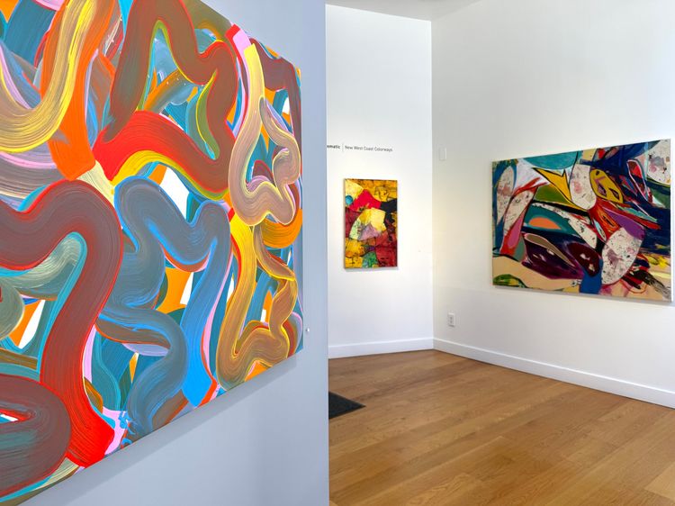 Installation view, MondoChromatic: New West Coast Colorways, Wessling Contemporary · 2026 (15)