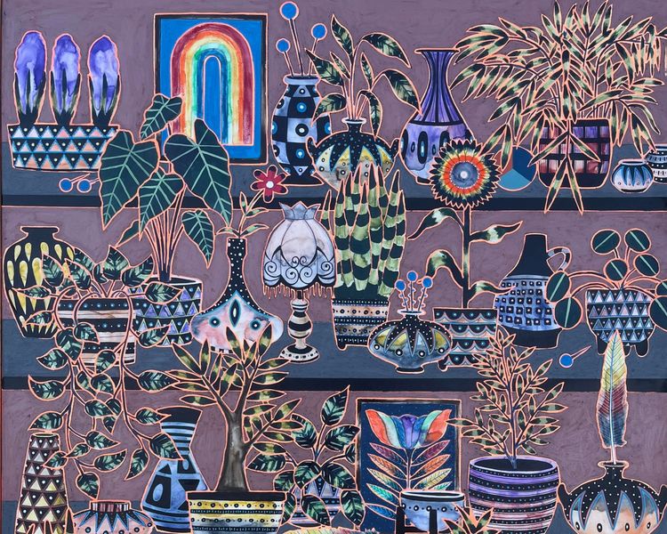 Installation view, Collective Memories, Morgan Lehman Gallery