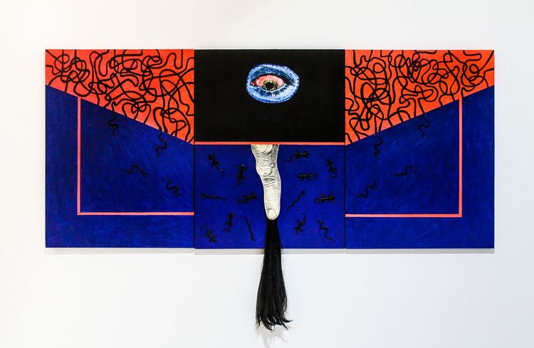 Installation view, Psychic Jungle, Frost Art Museum