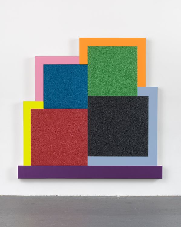 Installation view, Peter Halley, Massimo De Carlo