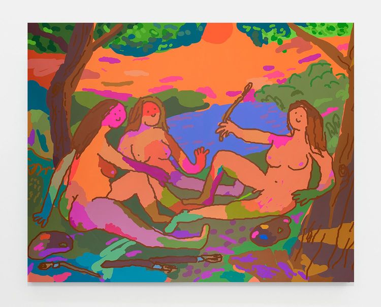 Installation view, Philip Gerald, The Hole, Bowery