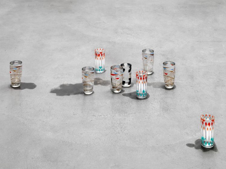 Installation view, No Thing Skin Sets, Corbett vs. Dempsey