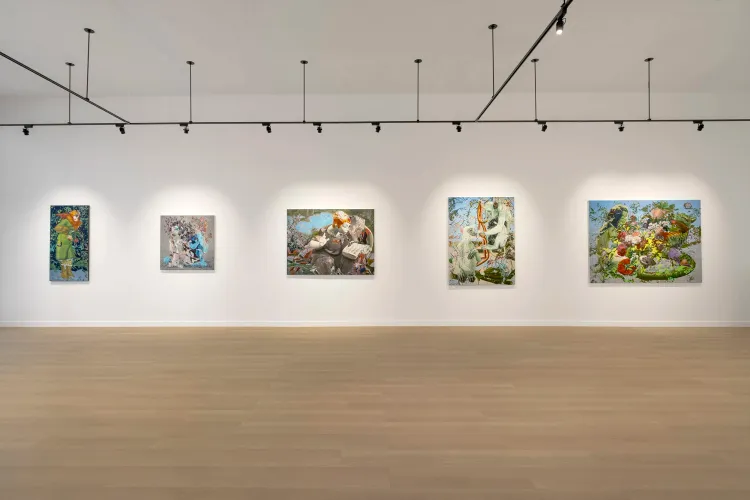 Installation view, Idols In Bloom, Mek Contemporary