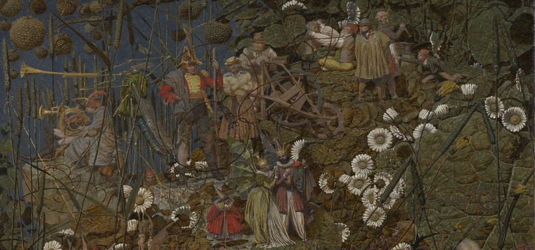 Installation view, Richard Dadd, Royal Academy of Arts