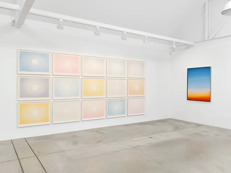 Installation view, Rob Reynolds: Be Like the Sun, Never Done, Anthony Meier  · 2026 (5)