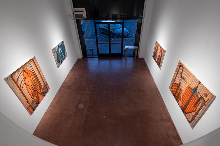 Installation view, Blood Orange, Track 16, Hollywood · 2026 (12)