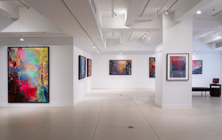 Installation view, Brian Rutenberg, Forum Gallery, New York, 2026