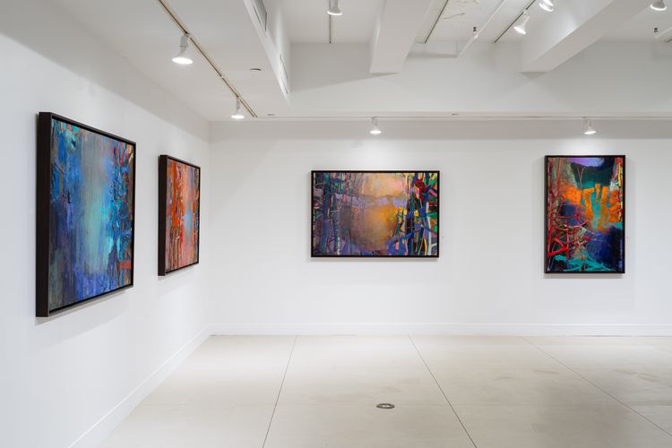 Installation view, Brian Rutenberg, Forum Gallery, New York, 2026