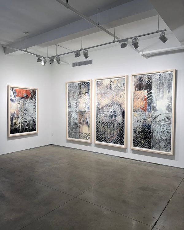 Installation view, Sarah Sense: Land, Line, Blood, Memory, Bruce Silverstein