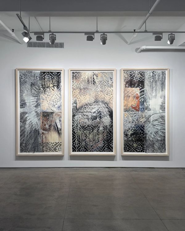 Installation view, Sarah Sense: Land, Line, Blood, Memory, Bruce Silverstein Gallery, New York, 2026