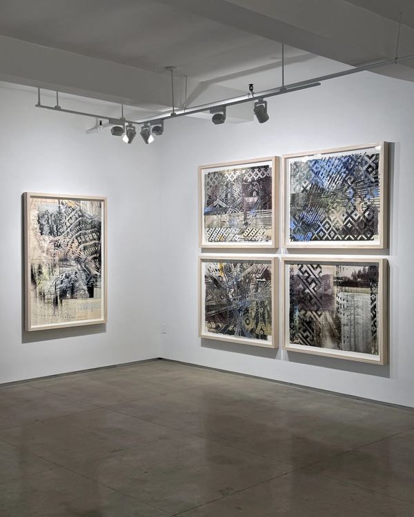 Installation view, Sarah Sense: Land, Line, Blood, Memory, Bruce Silverstein Gallery, New York, 2026