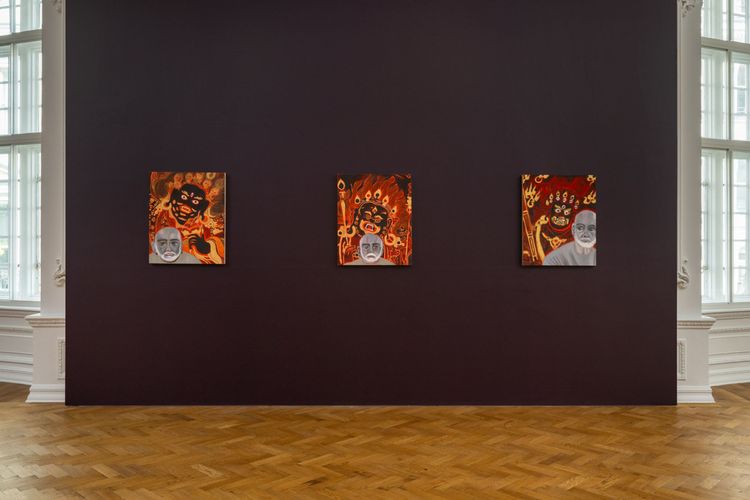 Installation view, Self-Portraits in the Bardo, Lévy Gorvy Dayan · 2025 (3)