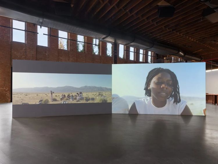 Installation view, Shaper of God: Apple Valley Autonomy, California African American Museum · 2025 (12)