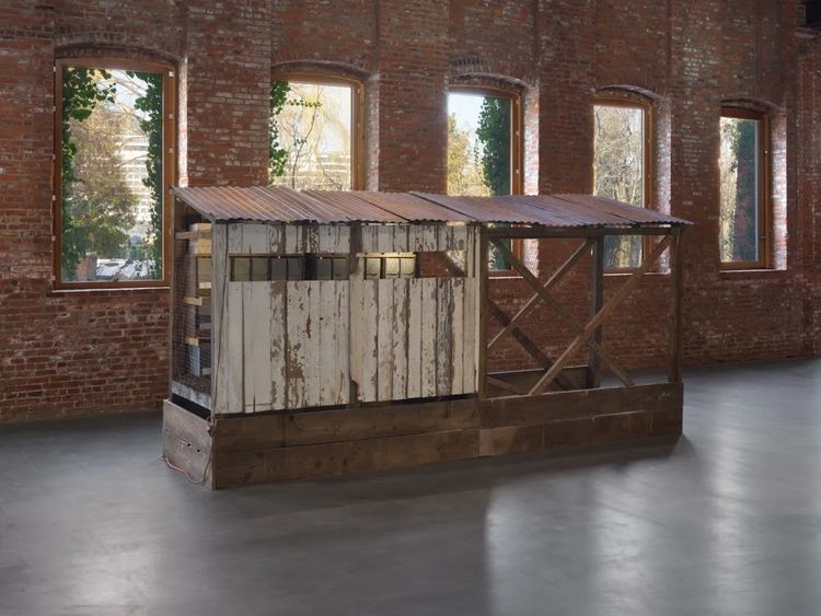 Installation view, Shaper of God: Apple Valley Autonomy, California African American Museum