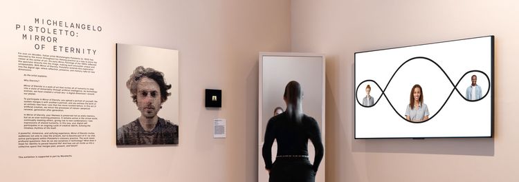 Installation view, Michelangelo Pistoletto: Mirror of Eternity, 2025, The Bass, Miami Beach, 2025