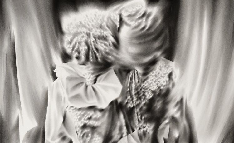 Sofia Bjurström, Aphonia, 2024. Charcoal on paper, 20.25 x 32 in. Courtesy Richard Heller Gallery.