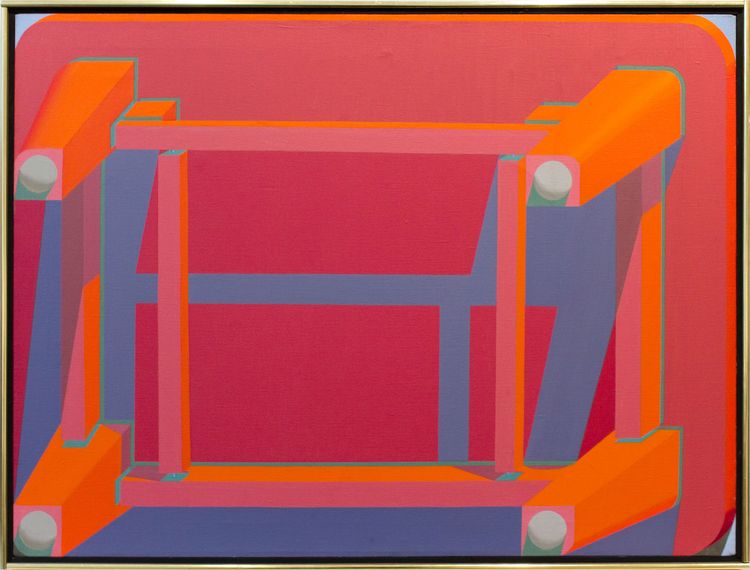 Installation view, Table Paintings, 1965 -1970, George Adams