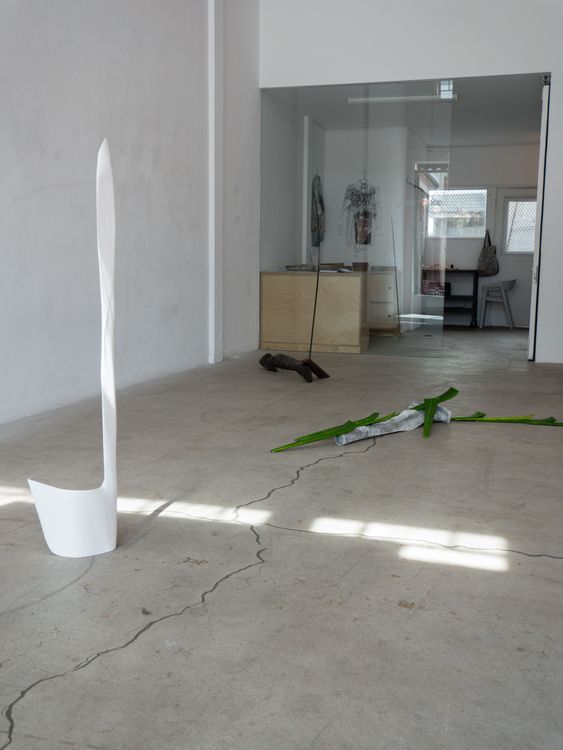 Installation view, The Human Comedie, Not There · 2026 (1)