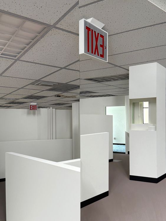 Installation view, The Exit, Marinaro