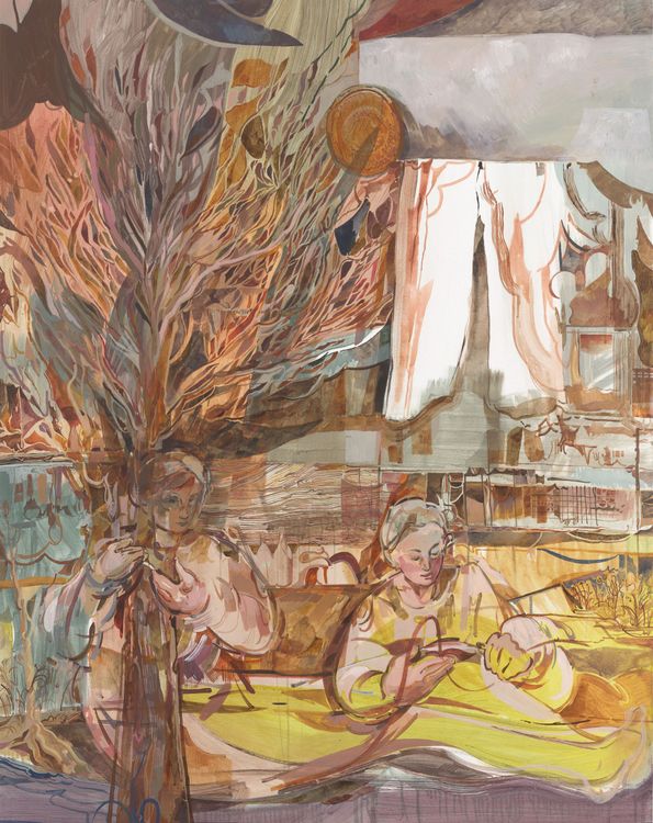 Installation view, Seashells in My Mother’s Garden and the Giant Boulder Rolling Down, Isabel Sullivan Gallery