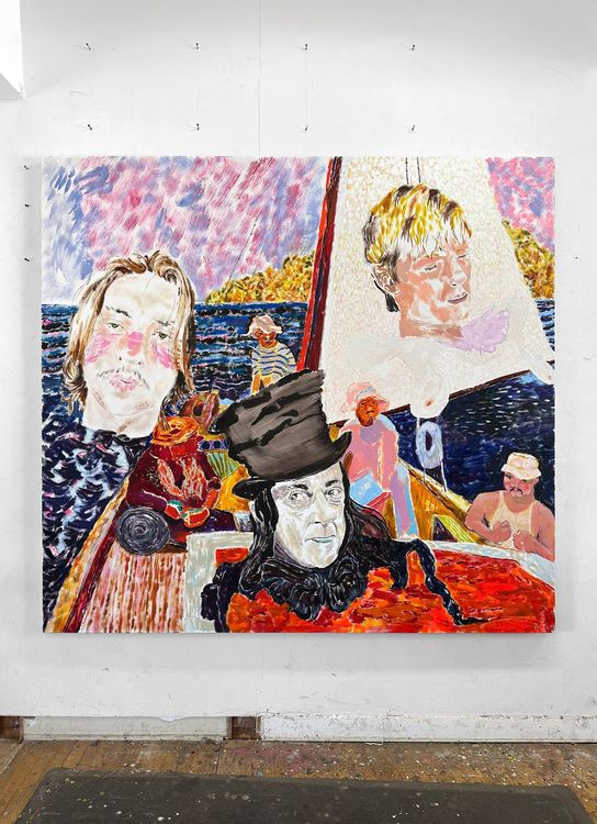 Installation view, Richard Hawkins, Greene Naftali