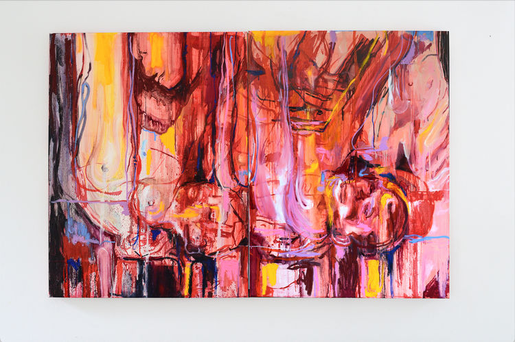 Installation view, I Love It When You Beg, Palo Gallery
