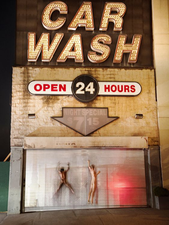 Installation view, Night Shift, Jeffrey Deitch, Wooster Street